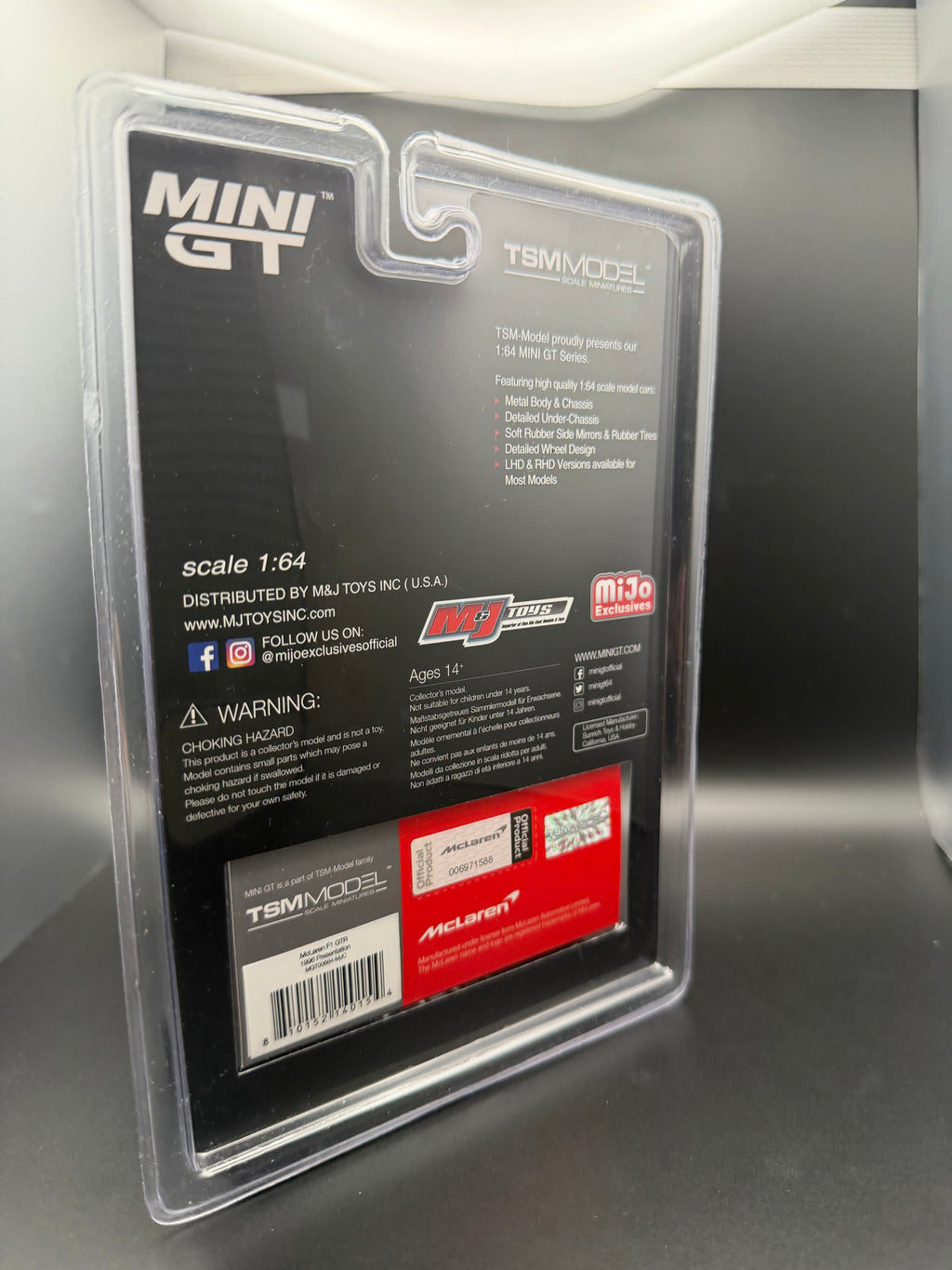 Mini GT McLaren F1 GTR “Presentation” CHASE #684