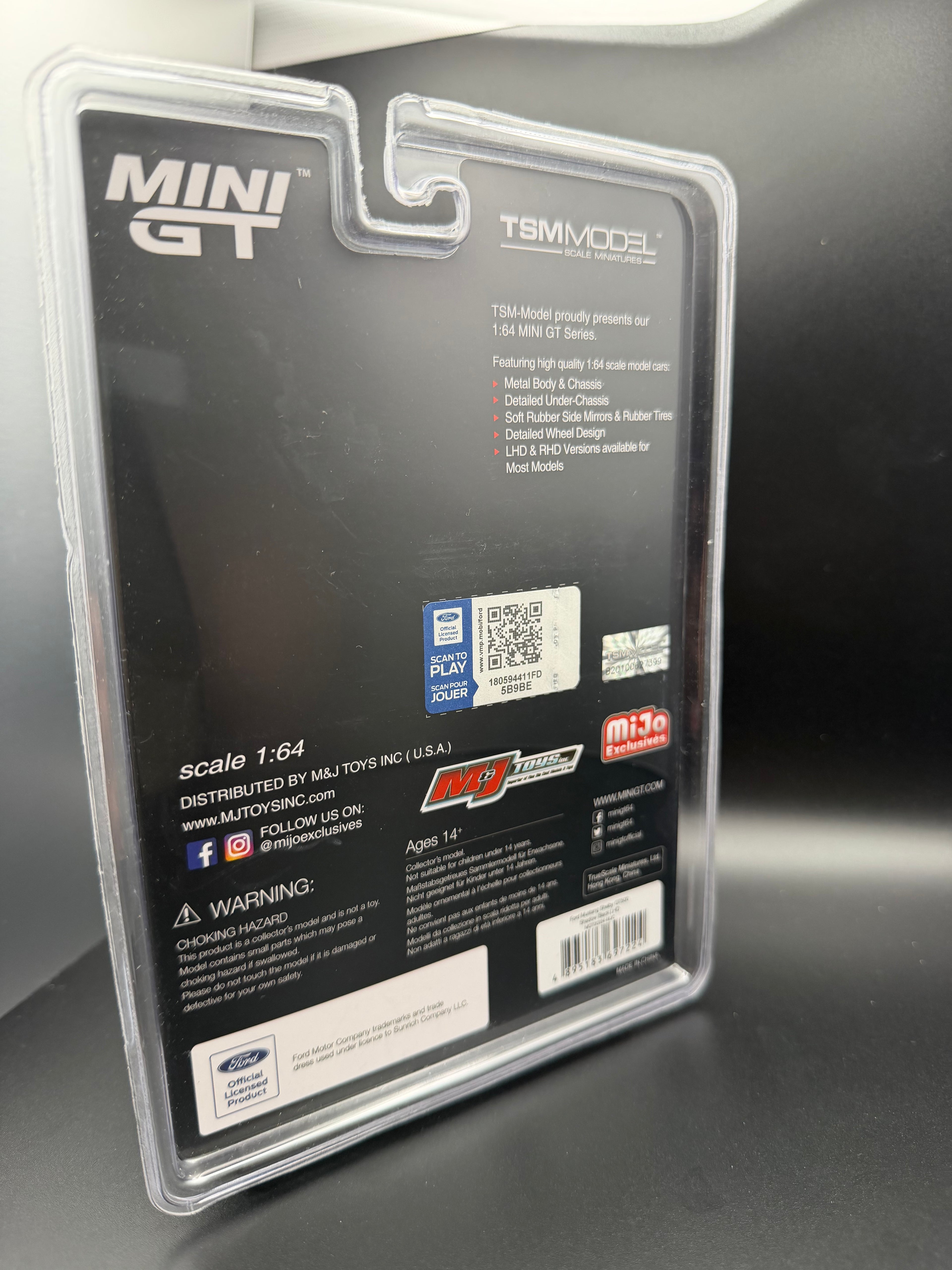 Mini GT Ford Mustang Shelby GT500 Black CHASE #334