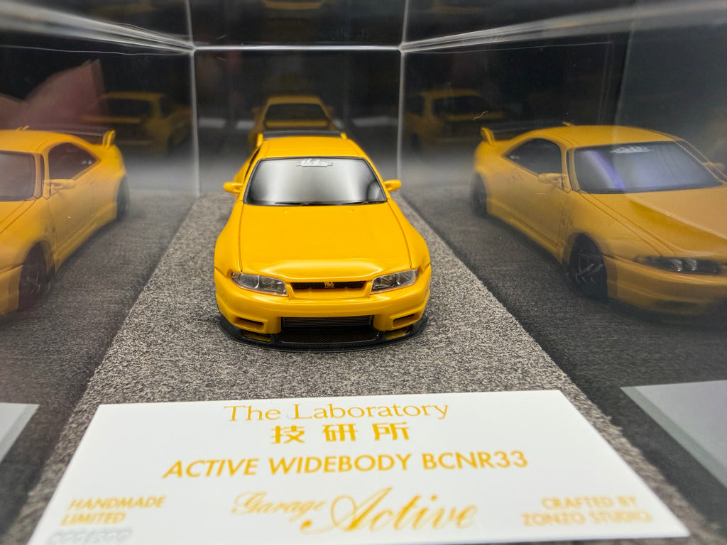 Zonzo Studio Nissan Skyline GTR R-33 Yellow