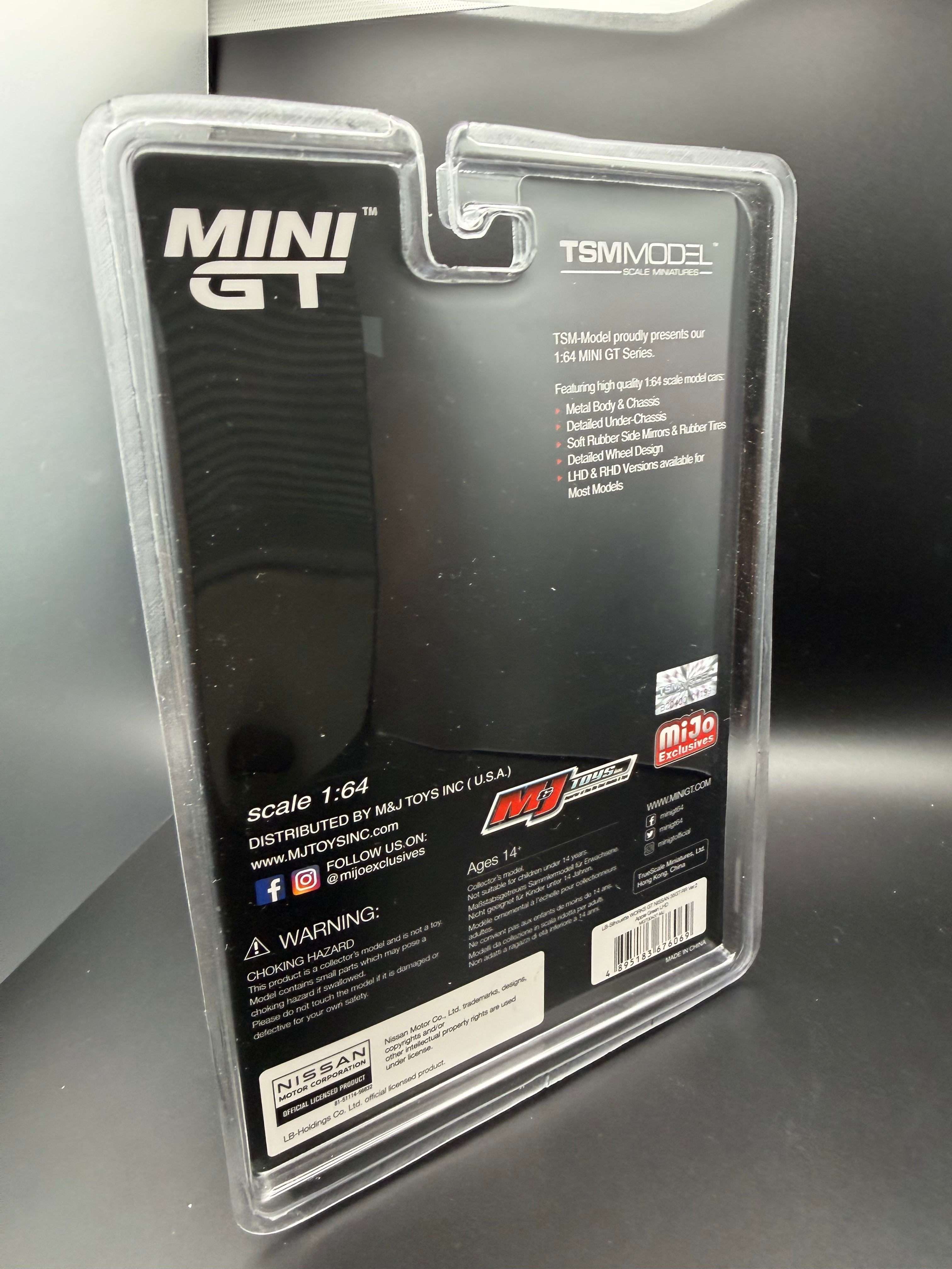 Mini GT Nissan GTR R35 LBWK - Apple Green #437