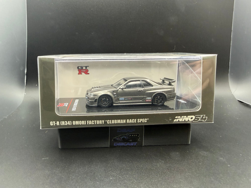 Inno64 Omori Factory “Clubman Race Spec” R34 GTR