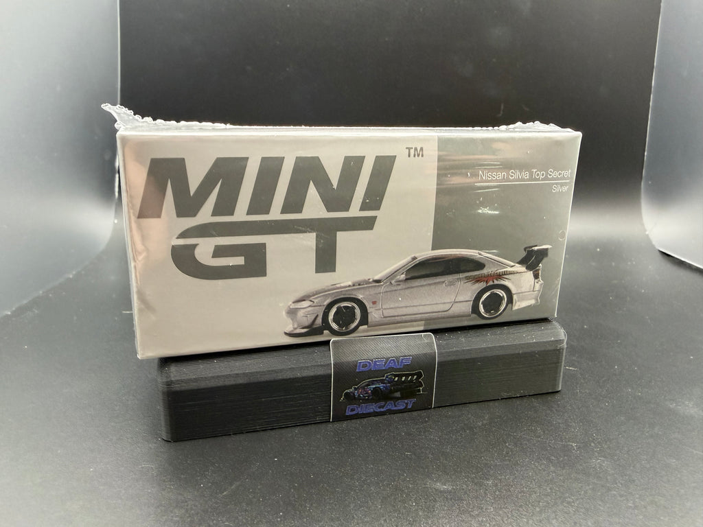 Mini GT Nissan Silvia S15 Top Secret - Silver #545