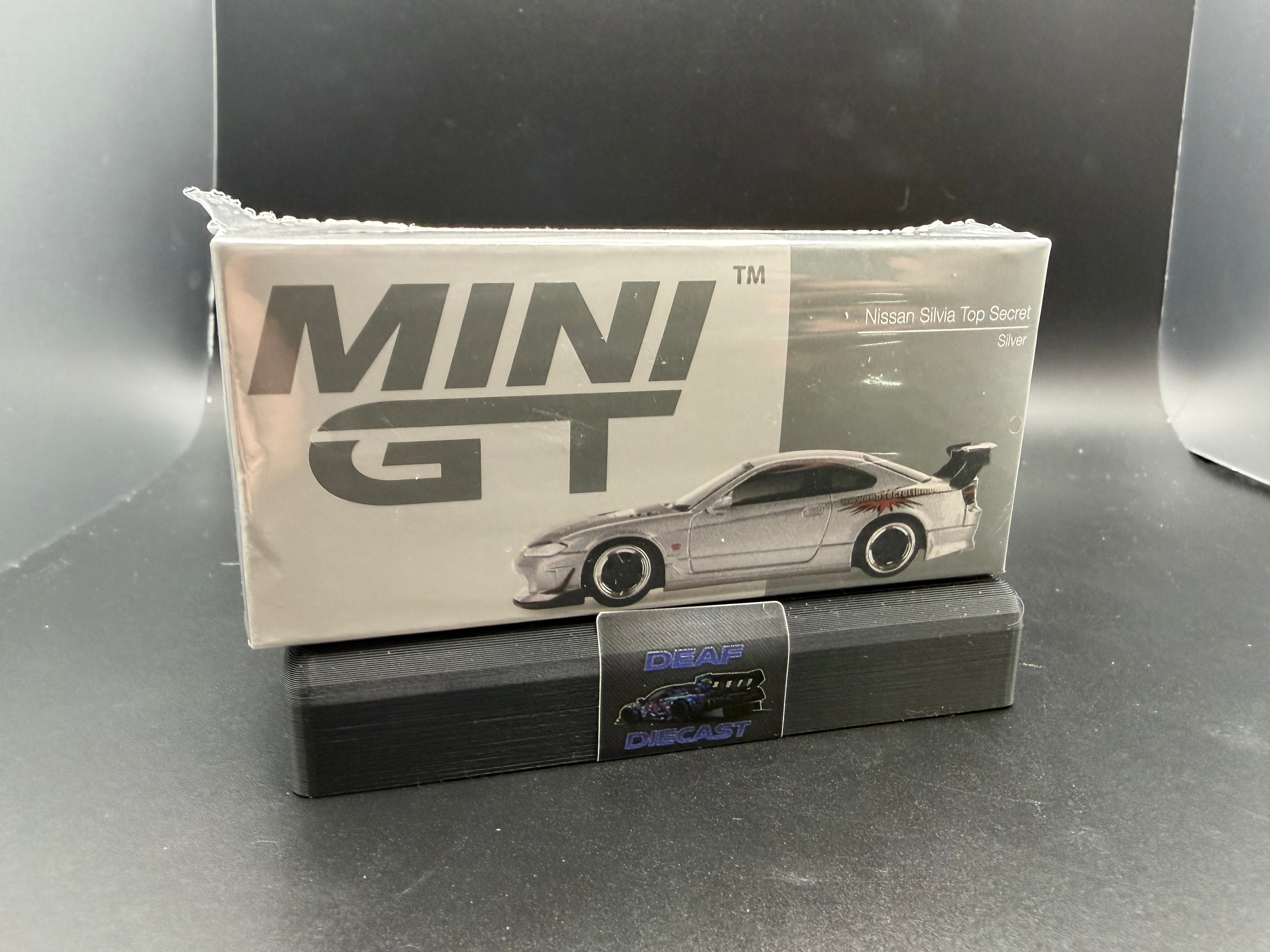Mini GT Nissan Silvia S15 Top Secret - Silver #545