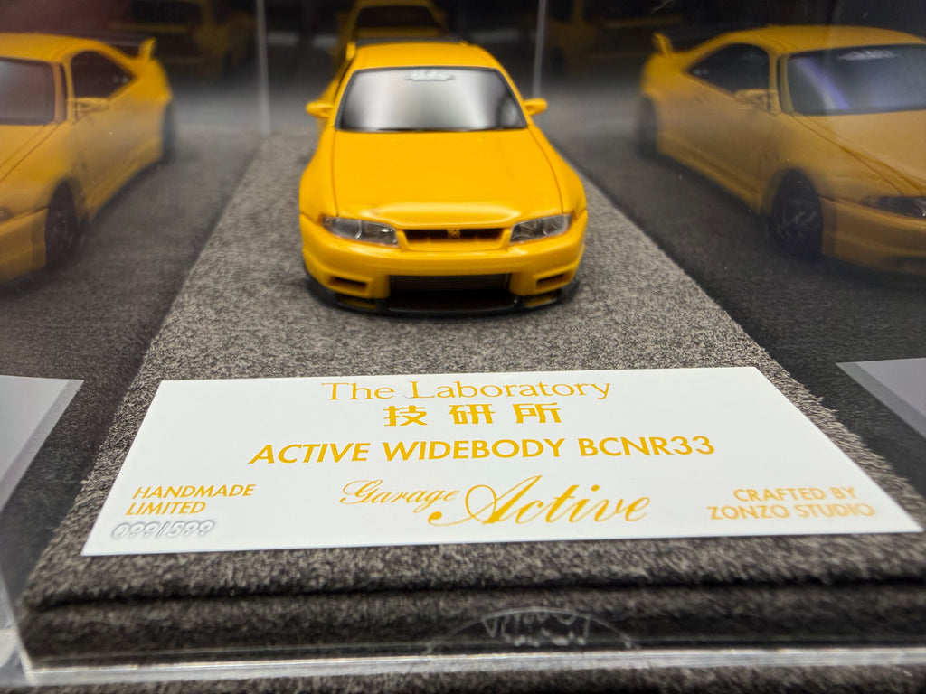 Zonzo Studio Nissan Skyline GTR R-33 Yellow