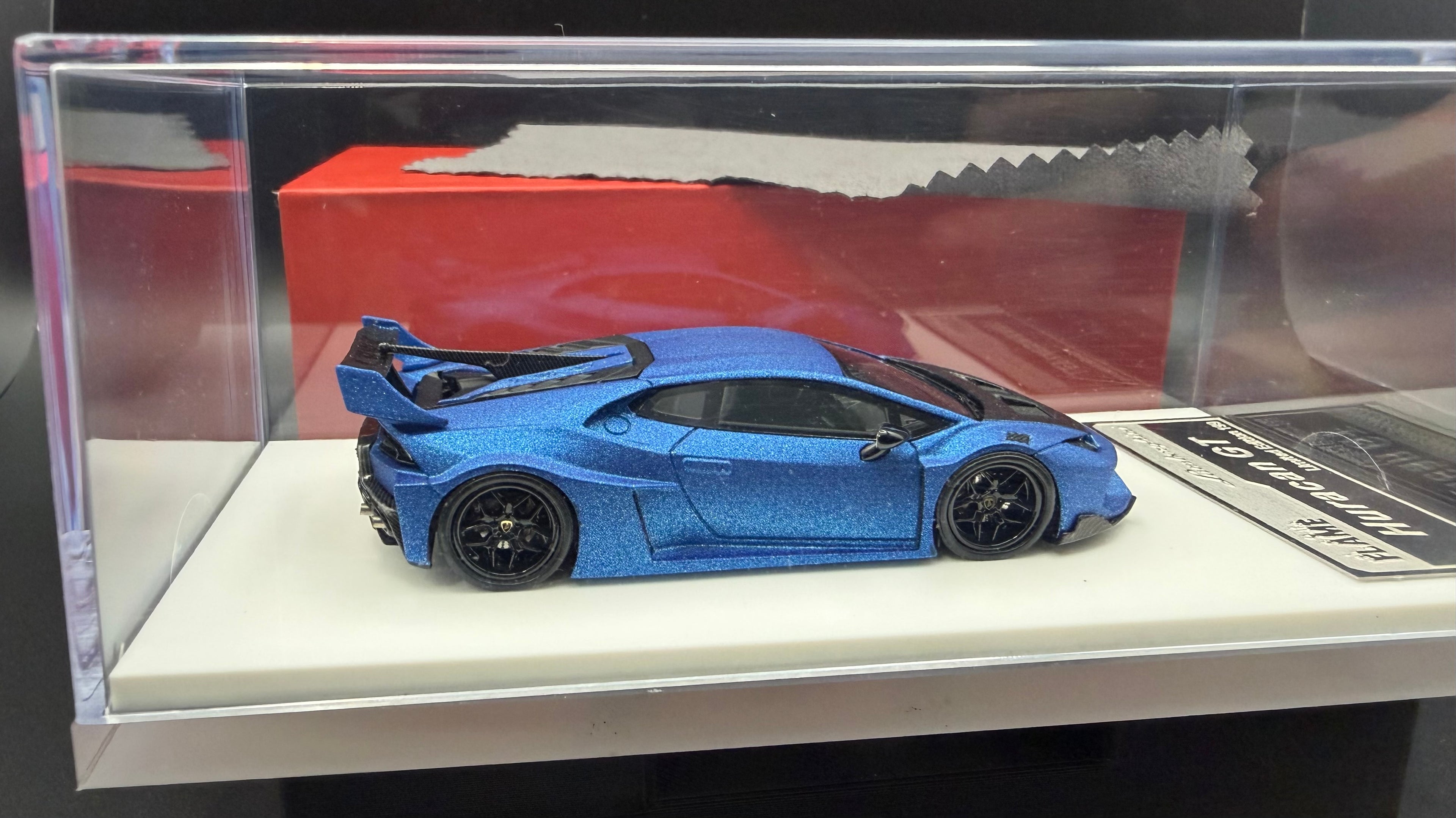 Flame Lamborghini Huracan GT Widebody - Blue