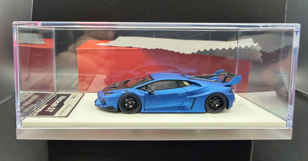Flame Lamborghini Huracan GT Widebody - Blue
