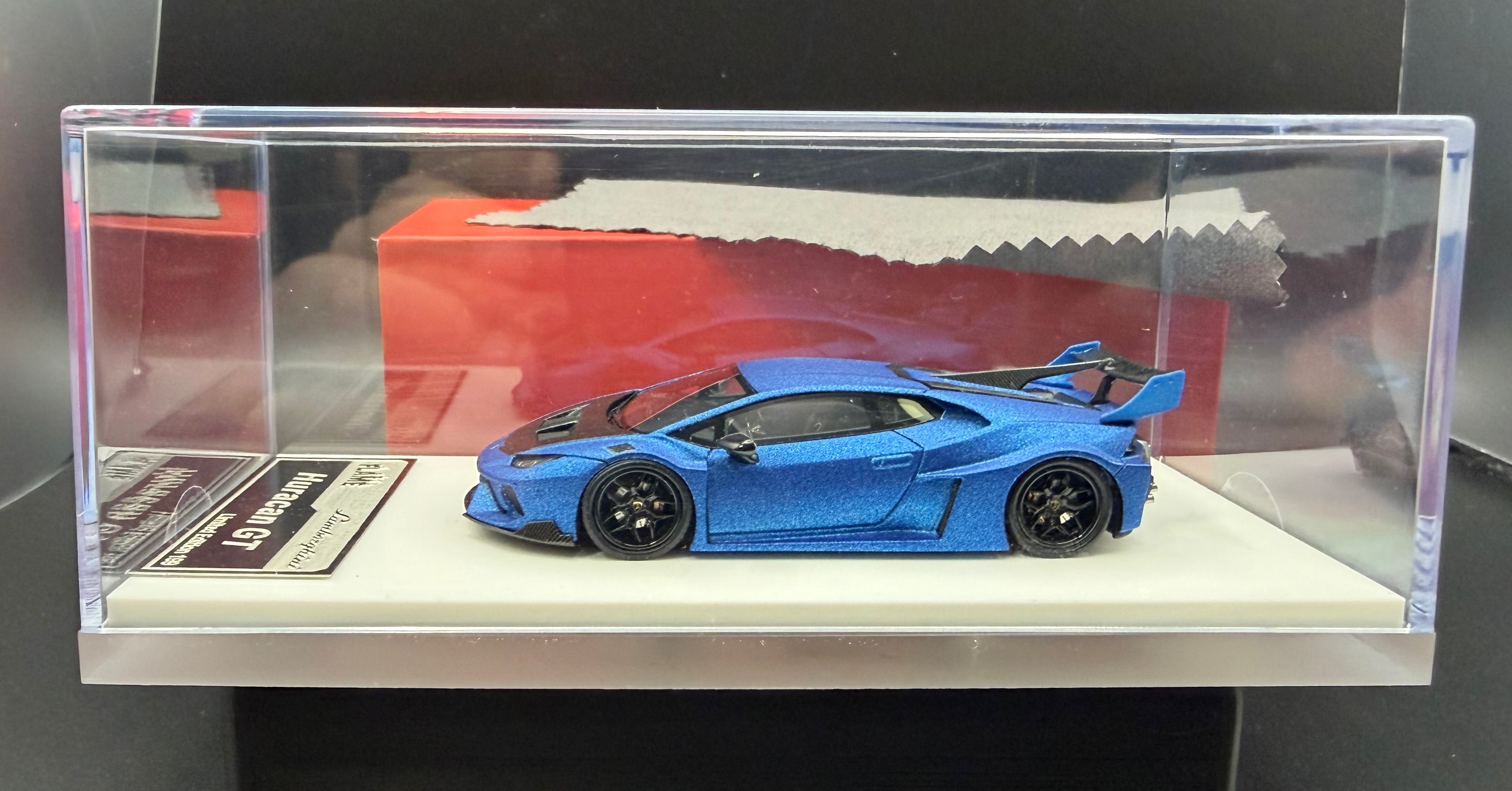 Flame Lamborghini Huracan GT Widebody - Blue