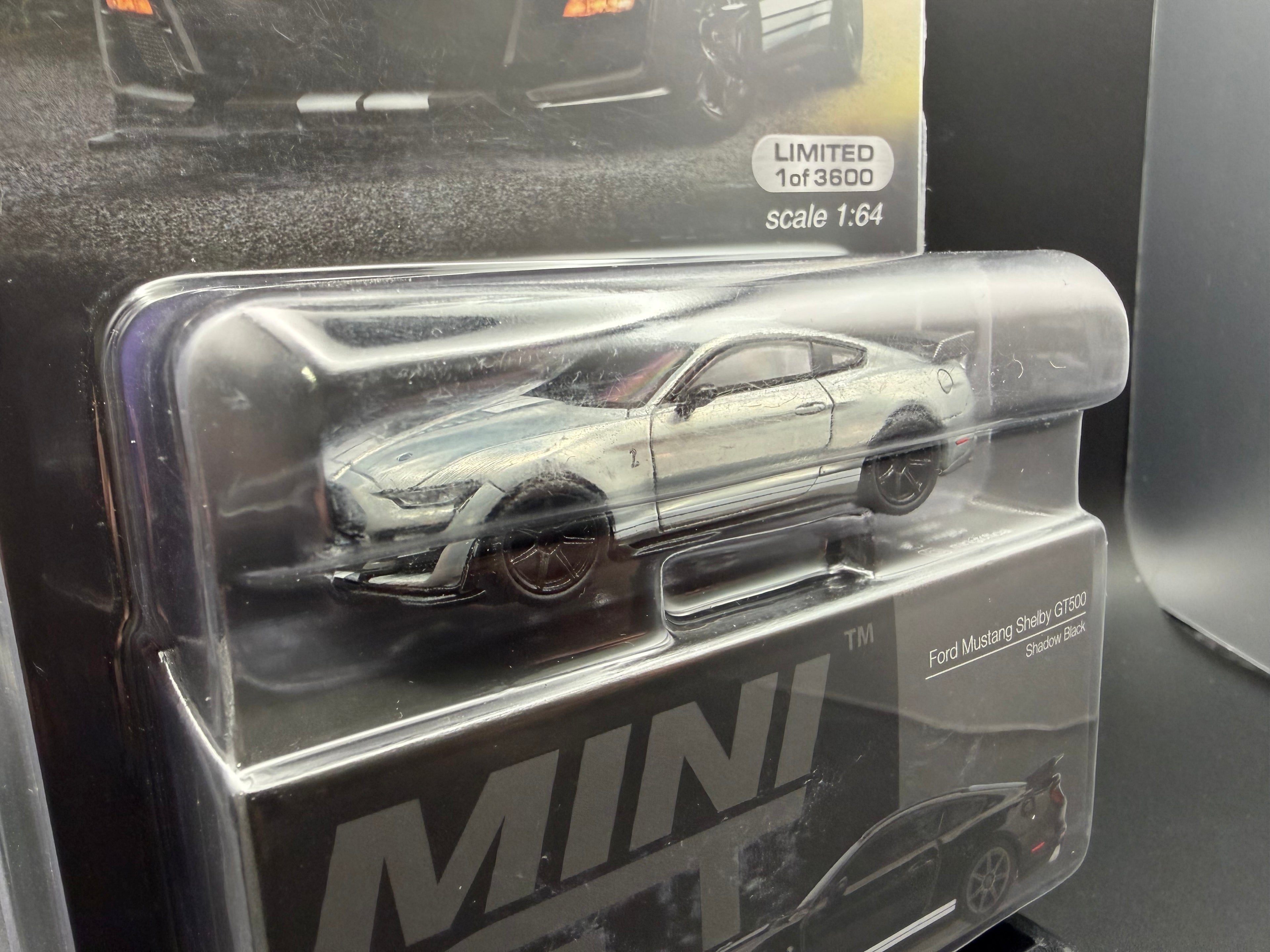 Mini GT Ford Mustang Shelby GT500 Black CHASE #334
