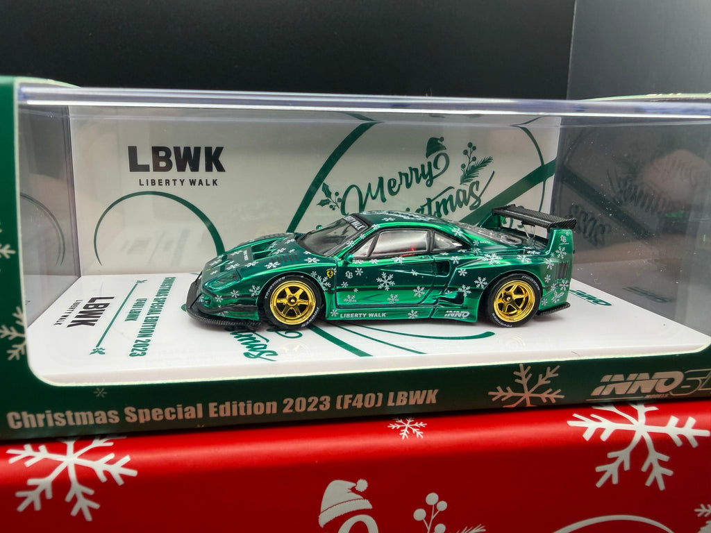 Inno64 LBWK Ferrari F40 Christmas CHASE