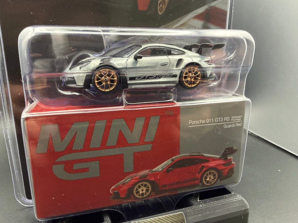 Mini GT Porsche 911 GT3RS Weissach Package- Guards Red CHASE #1060